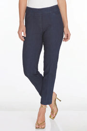 Slimsation Denim Pull-On Ankle Pants (M2623P)(2 Colors)