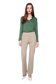 Renuar Pull-on Flare  Ecocosy Knit Pant (R10054)(3-Colors)