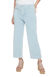 Renuar Knit 4 Pocket Ankle Pant (R1007KDE3020)(Chambray)