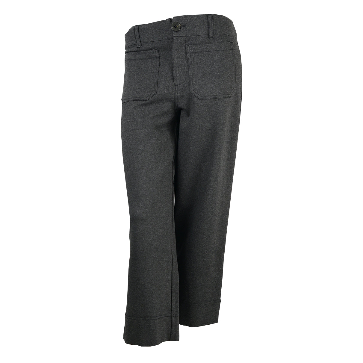 Renuar Patch Pocket Knit Pant (R11072-E906S) (Carbon)