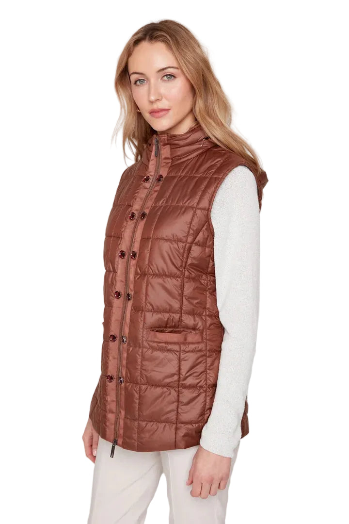 Renuar Luxe Quilts Vest (R3907L E3034) (Tiramisu)