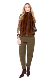 Renuar Mink Look Faux Fur Vest ( R3980L-E3140)(Mink)