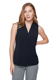 Renuar Woven Sleeveless Blouse (R5222363)(Black)
