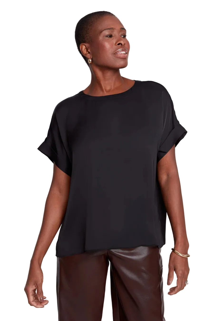 Renuar Lux Silky Fabric Top (R5290-46)(3-Colors)