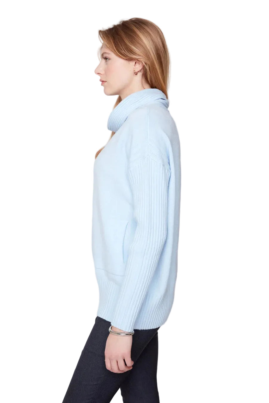 Renuar Soft Touch Yarn Knit Sweater (R6677-3391) (Light Mist)