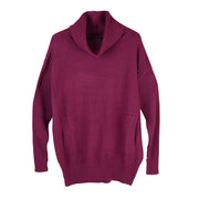 Renuar Soft Touch Yarn Knit Sweater (R6677-3391) (Heather Fig)