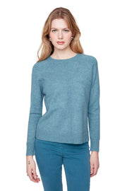 Renuar Knitted Comfy Yarn Sweater (R6952-4301) (Heather Tea Tree )