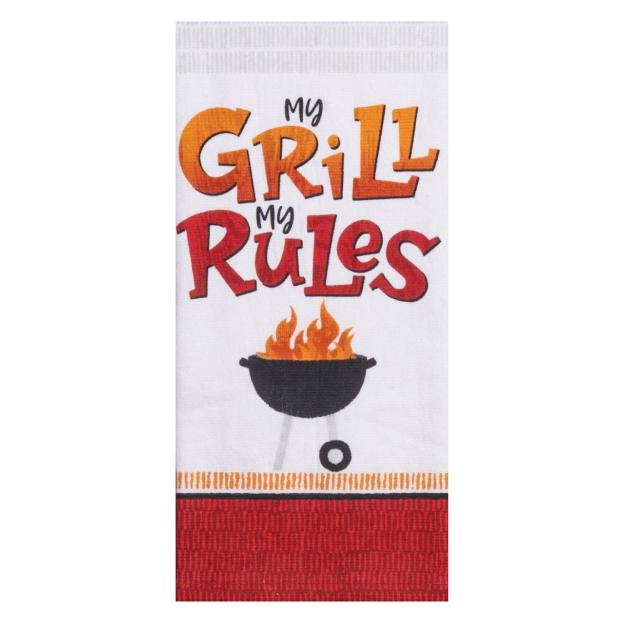 My Grill My Rules Kitchen Towel (R7604)
