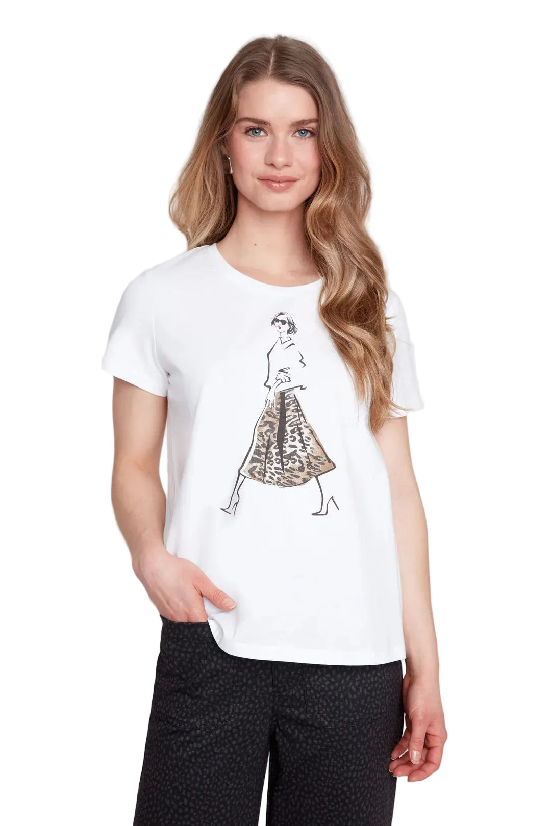 Renuar Fashionista Print Tee (R7829)