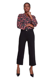 Renuar Tencel Woven Pocket Pant (R8121-E730H) (Black)
