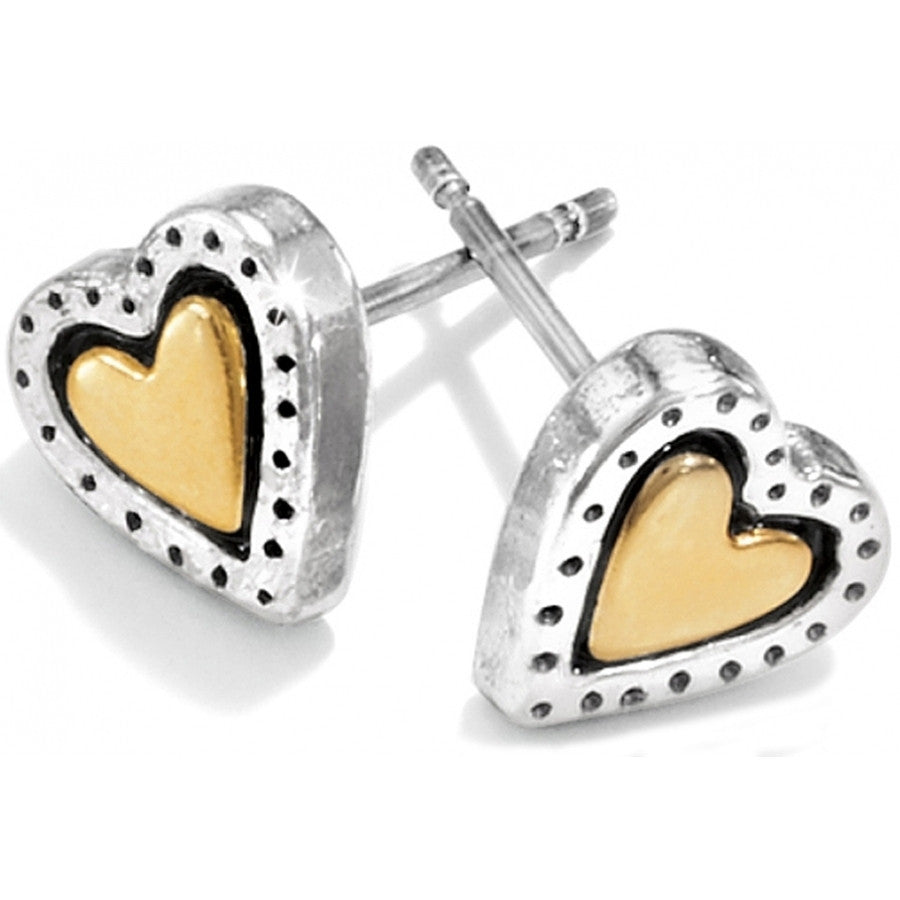 Brighton Rendezvous Heart Mini Post Earrings (J20251)