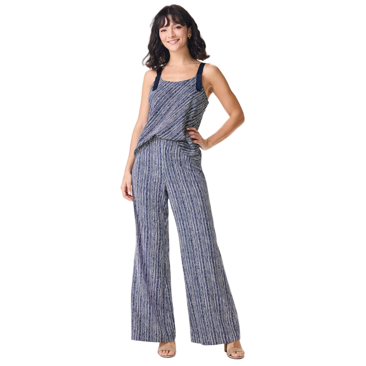 Nic & Zoe Spring Rain Tank (S241606) INDIGO