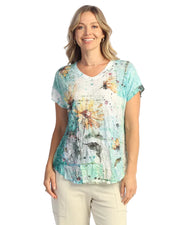 Jess & Jane Sundance Dolman Sleeve Crushed Tunic (SC1-2180)