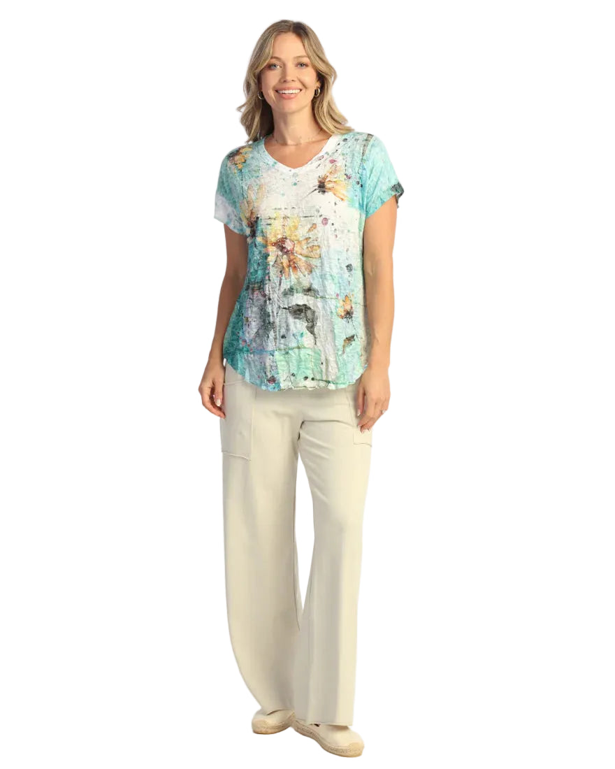 Jess & Jane Sundance Dolman Sleeve Crushed Tunic (SC1-2180)