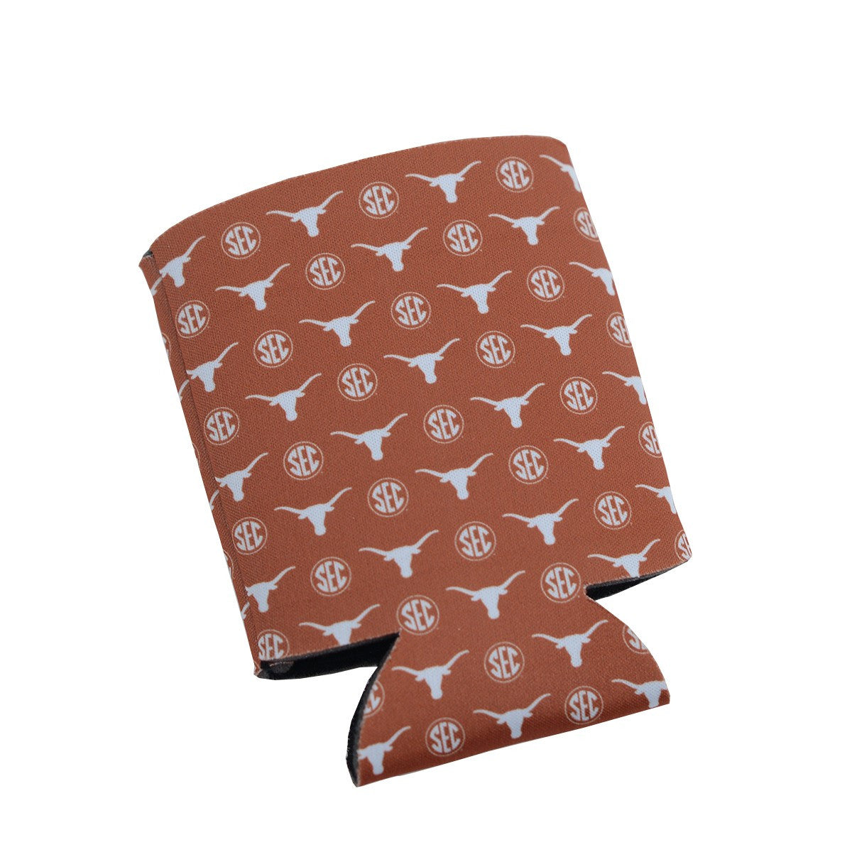 Texas Longhorn SEC All Over Logo Koozie