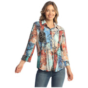 Jess & Jane Vogue Button Front Shirt