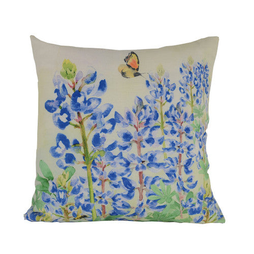 Bluebonnets in Bloom Pillow 18" x 18" (SLBLBM)