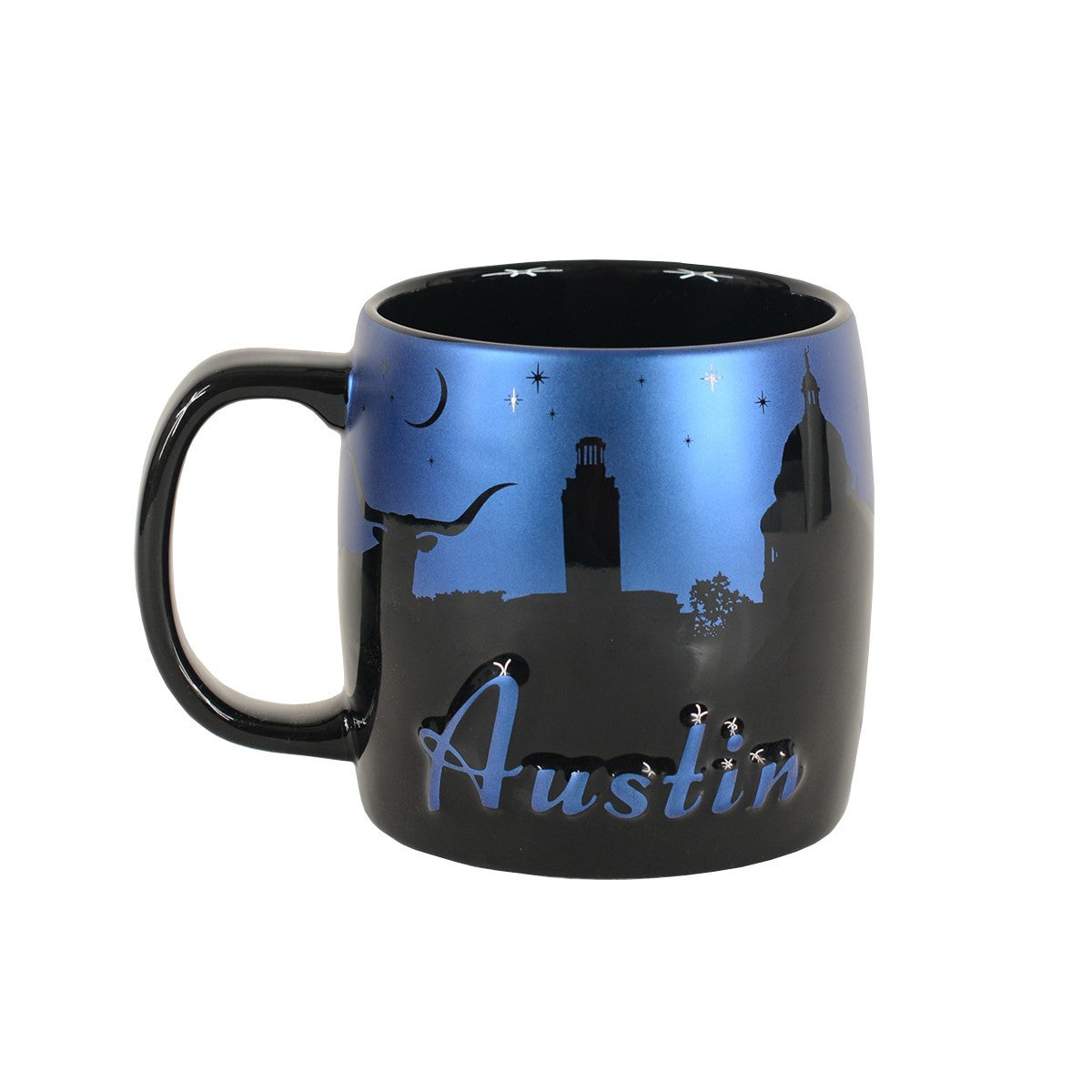 Austin Ceramic Night Sky Mug (SMAUS02) BLK/BLU