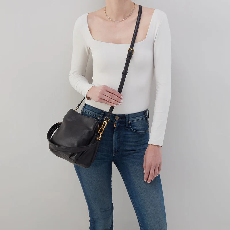 HOBO Starr Convertible Shoulder Bag (Black )(SO-82466)