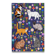 Naked Decor Spring Kitty Cats Tea Towel