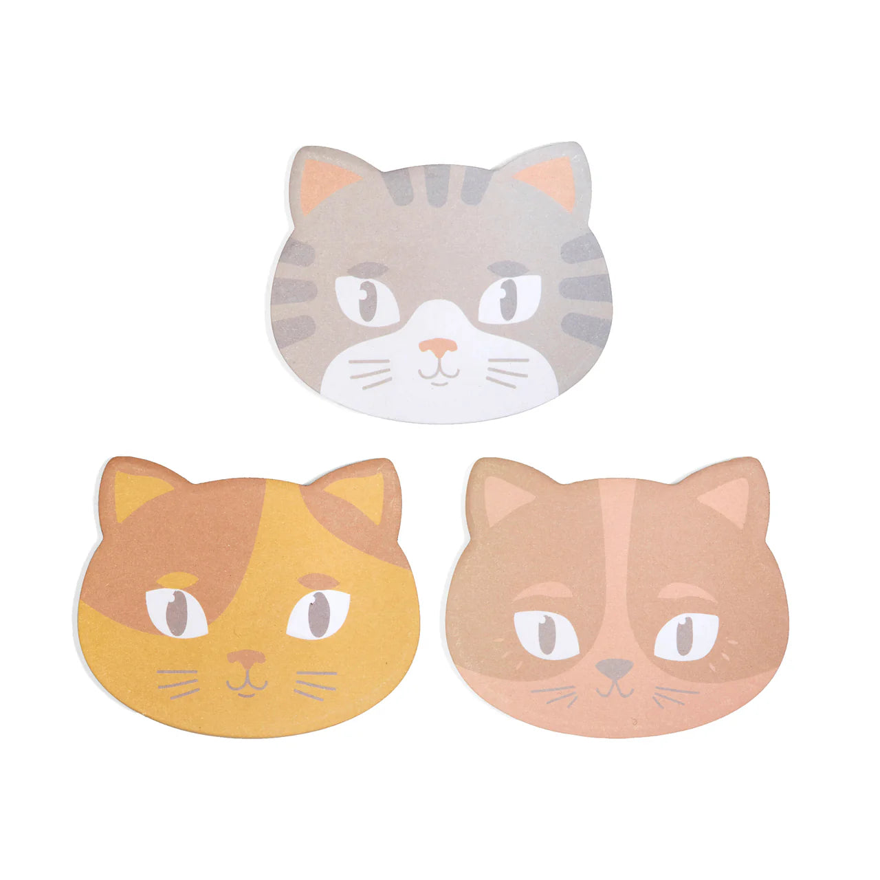 Kikkerland Kitty Cat Sticky Notes (Style Selected at Random)