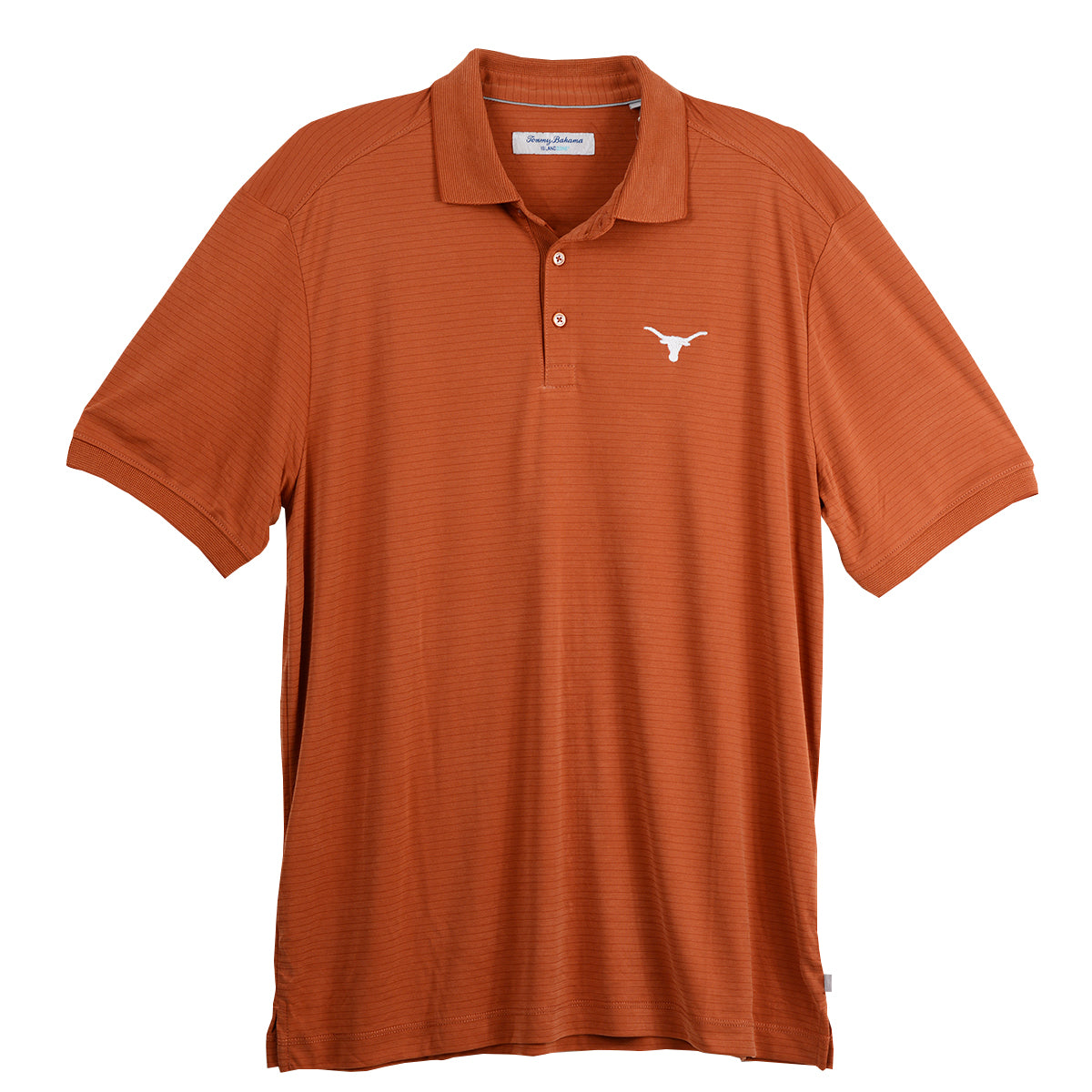 Texas Longhorn Tommy Bahama Bay Stripe Del Fuego Polo ( ST227123BR)