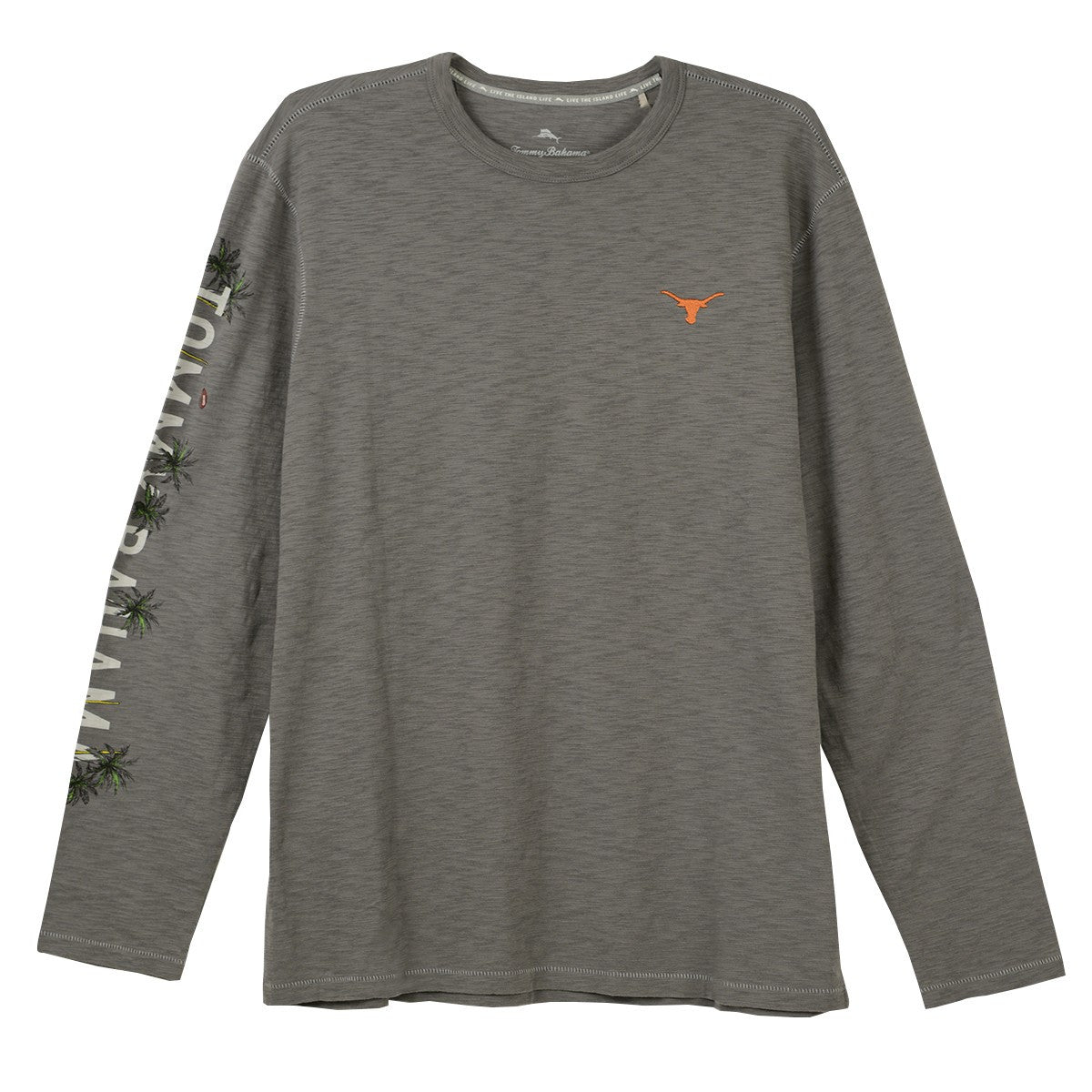 Texas Longhorn Tommy Bahama Sport Oasis End zone Lux Tee (St227206BR) (Shadow)