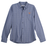 Texas Longhorn Tommy Bahama Coast Tidal Check Long Sleeve Shirt(ST327229BR) (2 Colors)