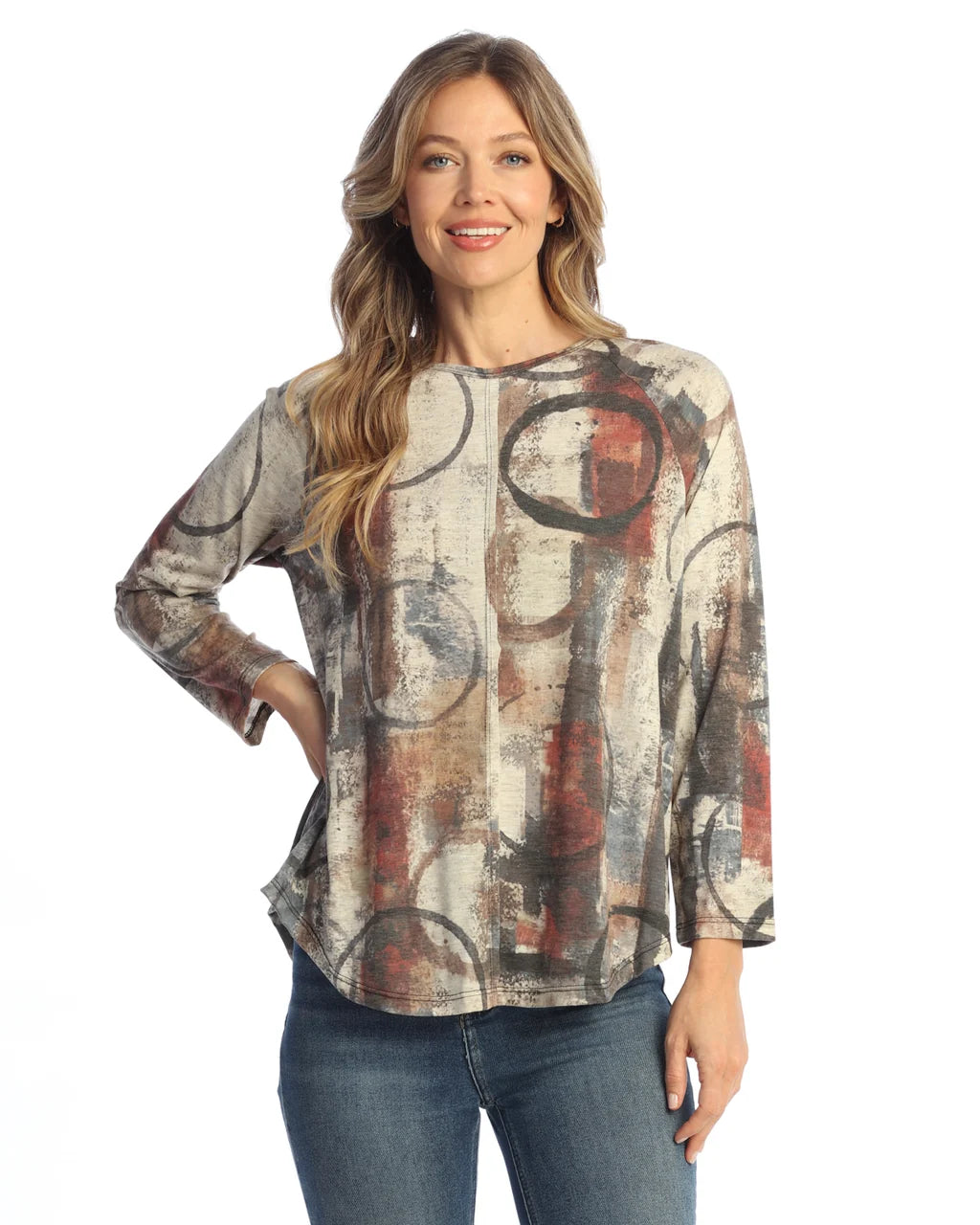 Jess & Jane Edition 3/4 Center Seam Top (ST6-2127)