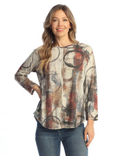 Jess & Jane Edition 3/4 Center Seam Top (ST6-2127)