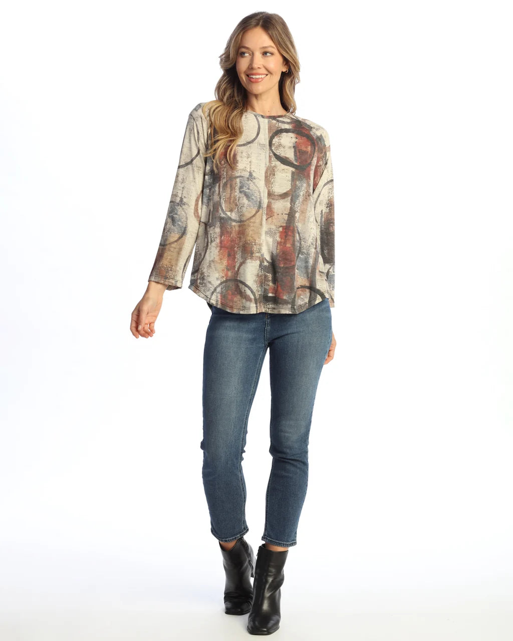 Jess & Jane Edition 3/4 Center Seam Top (ST6-2127)