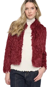 Picadilly Faux Feather Short Jacket (YC464)(Cabaret)
