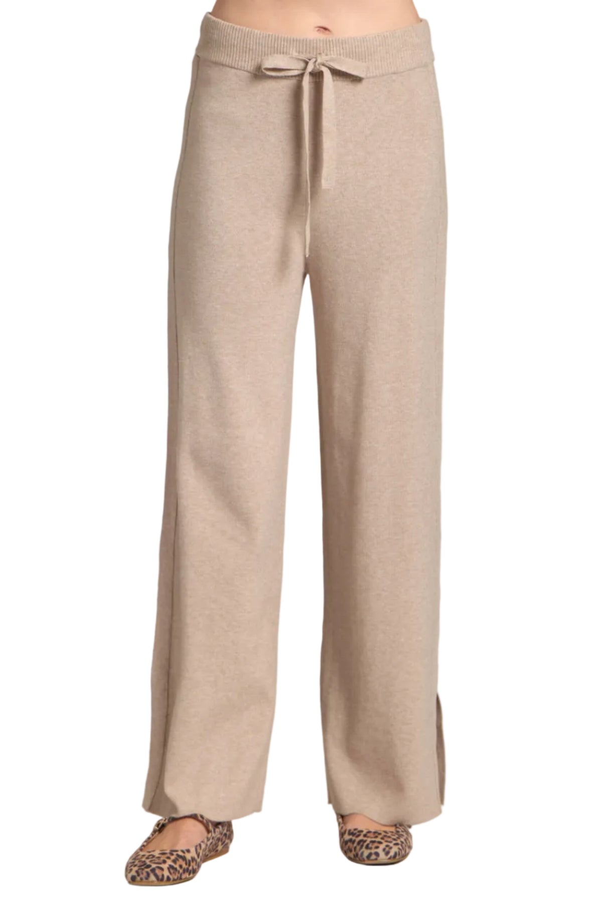 APNY Pull-on Pant With Split Hem (SW187) (Heather Sand)