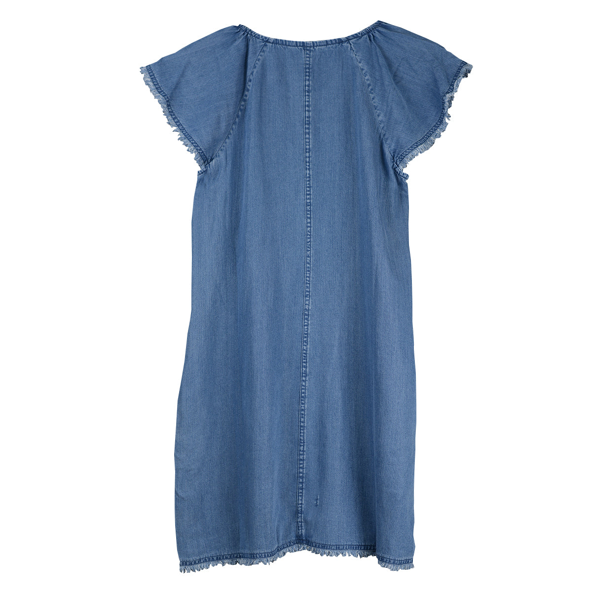 Texas Longhorns Tommy Bahama Ladies Flutter Shirt Dress (SW622566-11647)(Medium Wash)