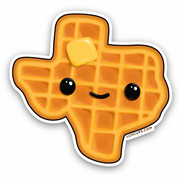 Texas Waffle Sticker (LUX S18)