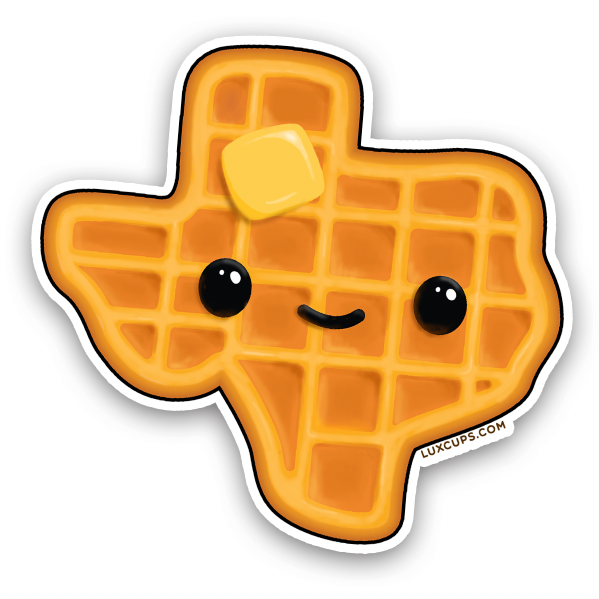 Texas Waffle Sticker (LUX S18)
