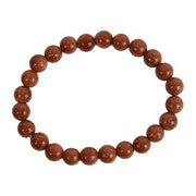 Sandstone Bead Stretch Bracelet