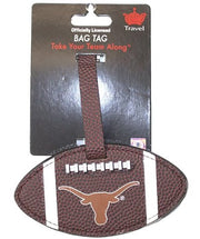 Texas Longhorn Aminco Football Shape Luggage Tag