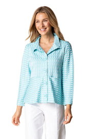 Habitat Newport Knit Downtown Jacket (57105)(Topaz)