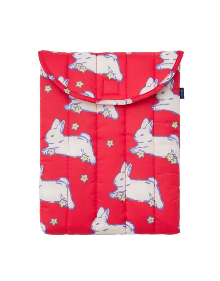 Baggu Puffy Laptop Sleeve 13"/14" - Bunnies