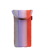 Baggu Puffy Glasses Sleeve - Gradient Stripe Poppy & Lilac