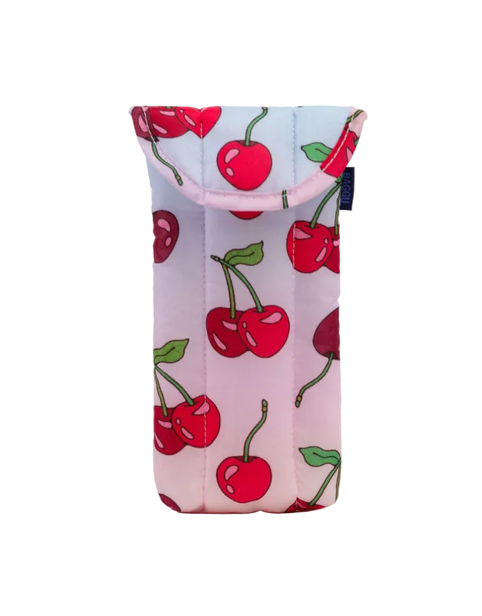 Baggu Puffy Glasses Sleeve - Cherries