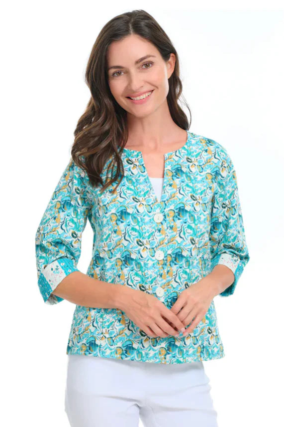 Parsley & Sage Elsie  Reversible Jacket (26S441E24)(Multi)