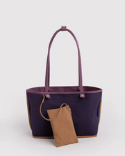 Baggu Medium Nylon Reversible Tote - Wild Plum Mix
