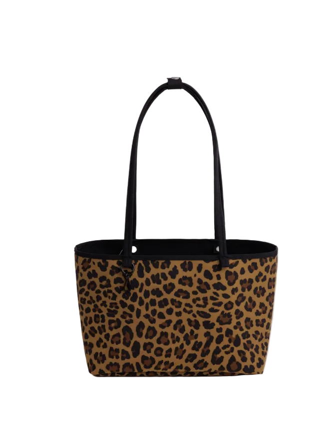 Baggu Medium Nylon Reversible Tote - Leopard Mix