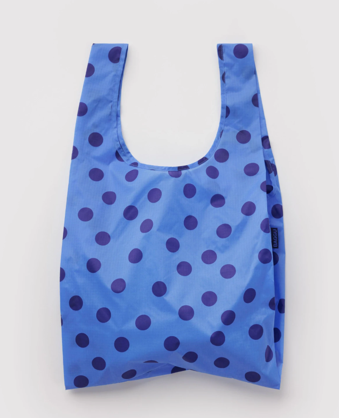 Baggu Standard Reusable Bag - Blue Polka Dot