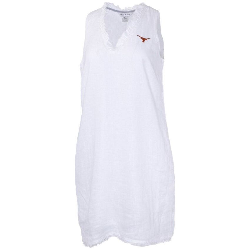 Texas Longhorn Tommy Bahama Two Palms Double Ruffle Dress