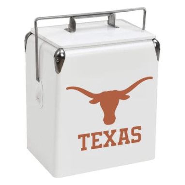 Texas Longhorn Vintage 18 Quart Party Cooler