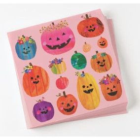 One Hundred 80 Degrees Pumpkin Napkins