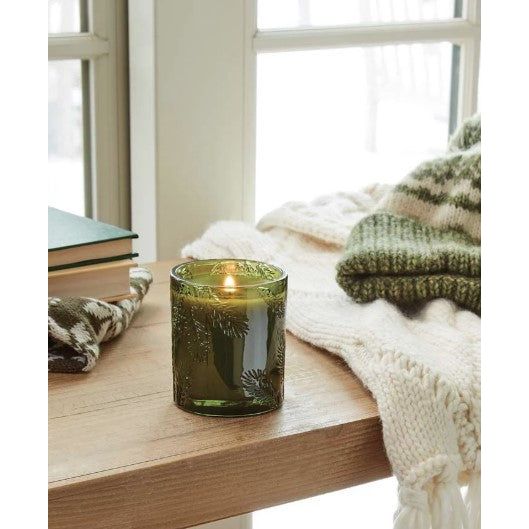 Thymes Frasier Fir Green Glass  6.5 oz Candle (0520537000) GRN